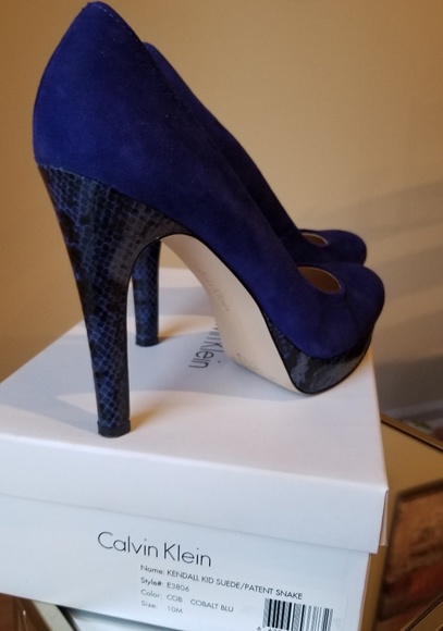 Calvin Klein Suede Pumps - Picture 2 of 4